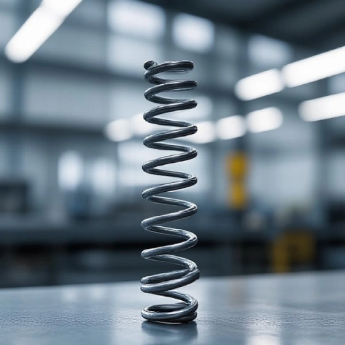 This is Elastic Recovery Rate Testing of 631 Stainless Steel in Spring Manufacturing photo